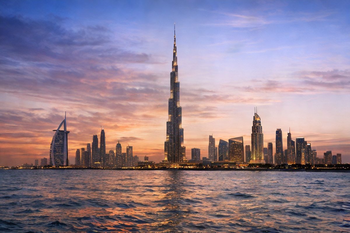 Dubai Landschaft am Reiseziel
