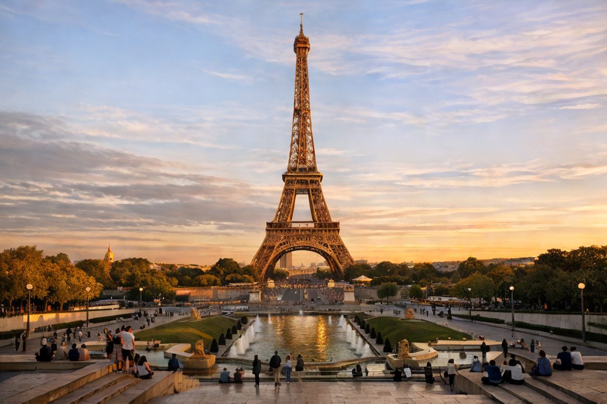 paisaje del destino Paris