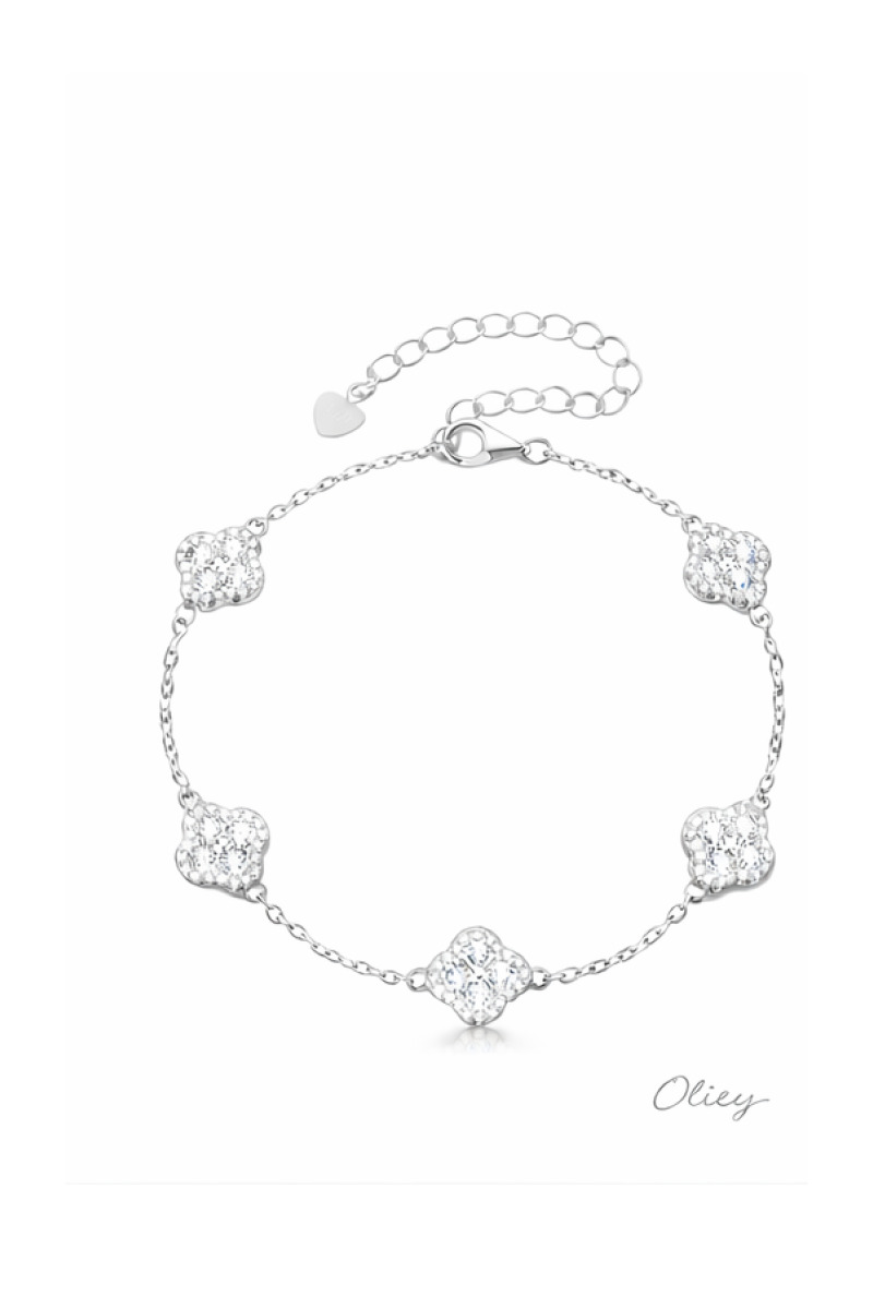 Luxury Clover Necklace Bracelet Earrings Set