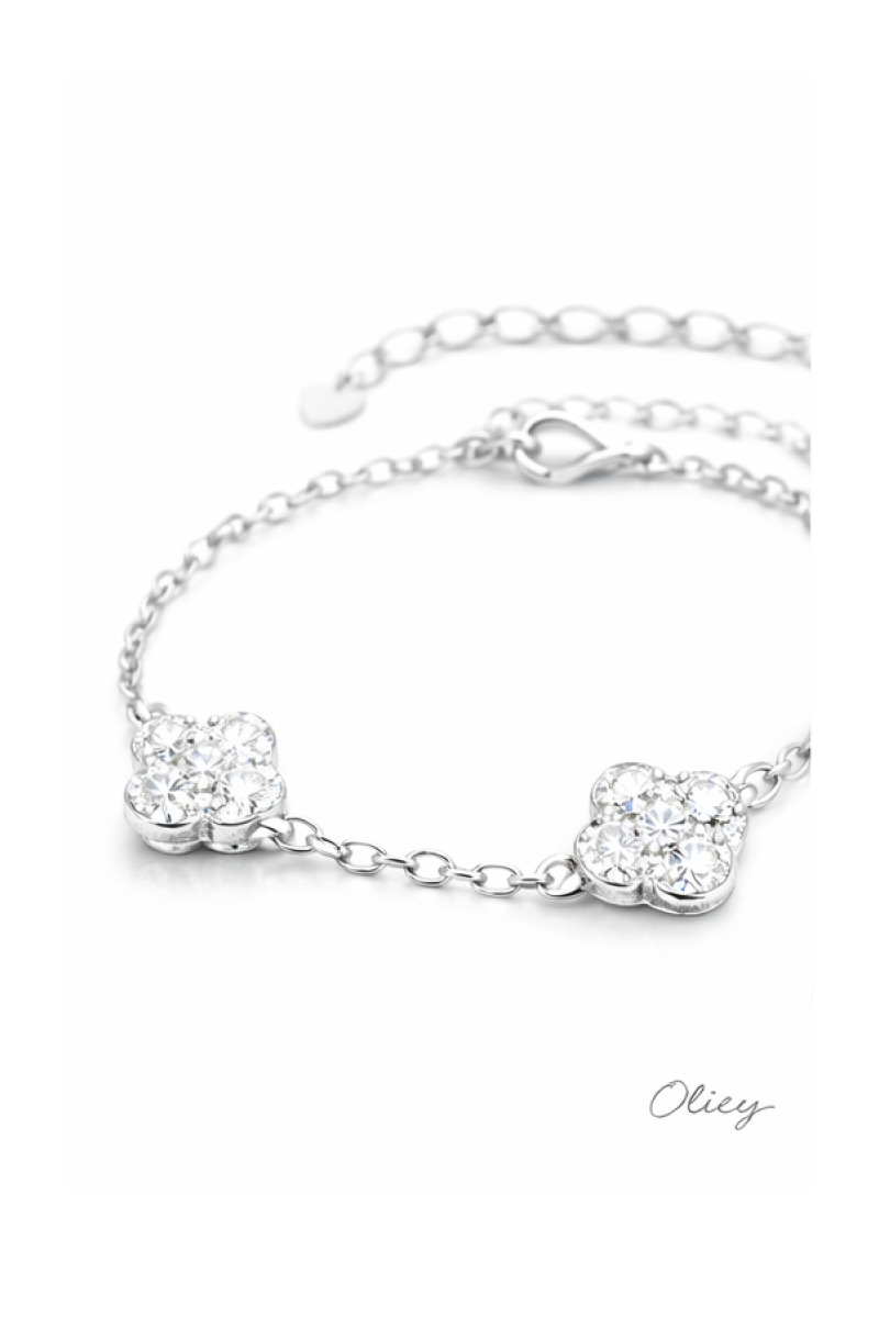 Luxury Clover Necklace Bracelet Earrings Set