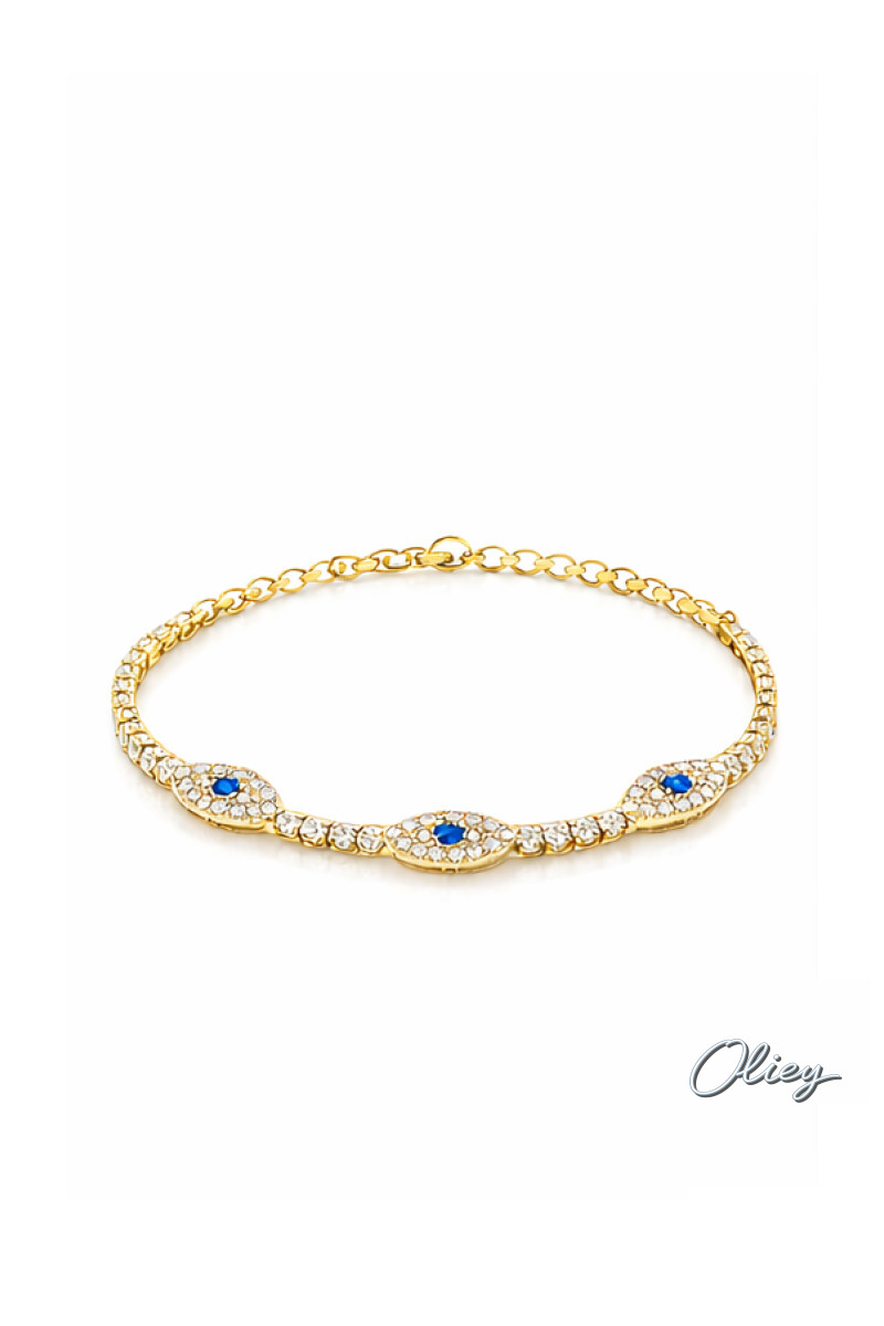 14K Real Gold/Silver Plated Anklet for Women