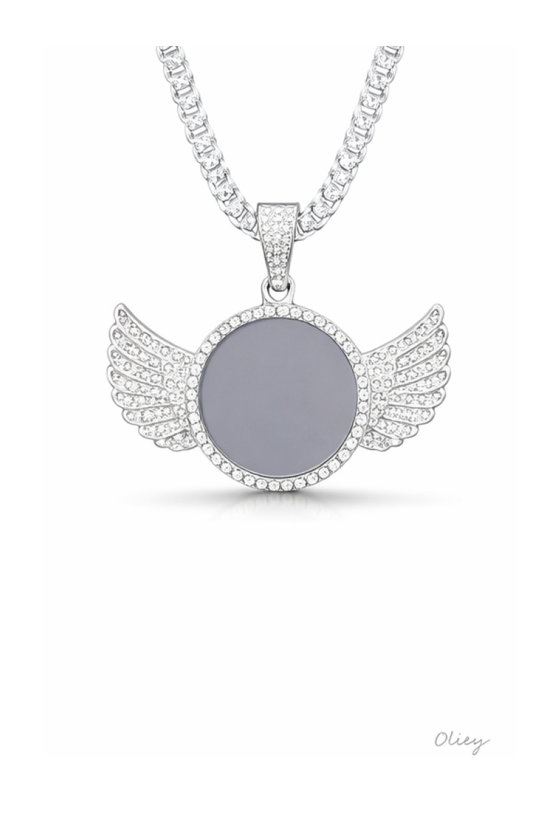 Customized Circle Chain Picture Pendant